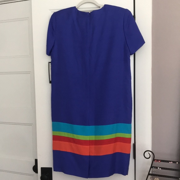NWT Silk ADRIANNA PAPELL Dress - Picture 2 of 4